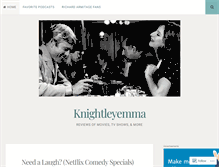 Tablet Screenshot of knightleyemma.com